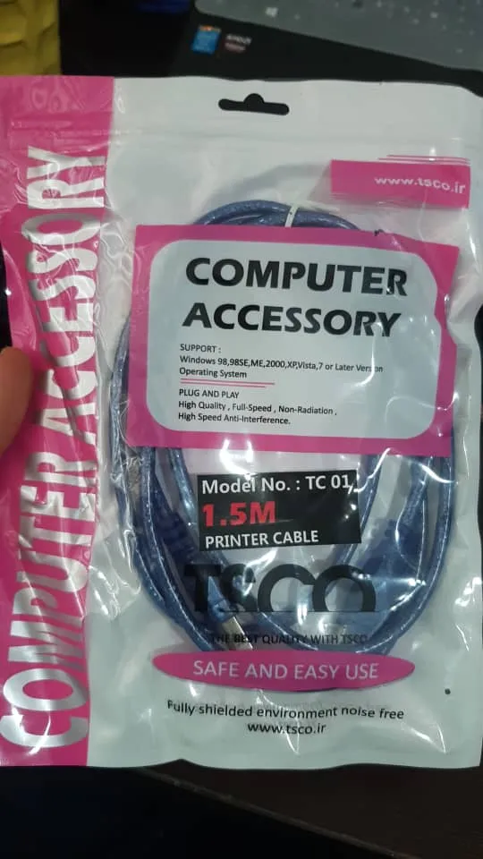 کابل پرینتر تسکو 1.5 متری