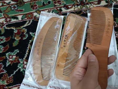 شانه مدل چوبی بسته سه عددی