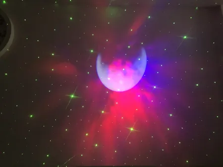 چراغ خواب مدل آدم فضایی طرح کهکشانی 55