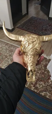 مجسمه طرح جمجمه مدل کله گاو
