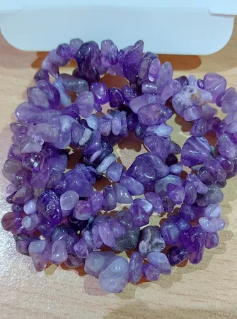 ریسه سنگ آمیتیست رزالیا مدل نامنظم کد AB-169