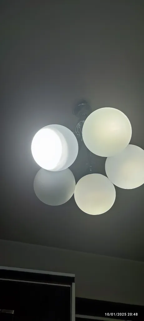 لوستر 5 شعله پلاس نورشو مدل مولکولی کد 002