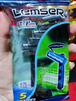 خود تراش ‏لمسر مدل GT-H بسته 5 عددی