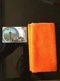 دستمال میکروفایبر نظافت خودرو مدل WHE2