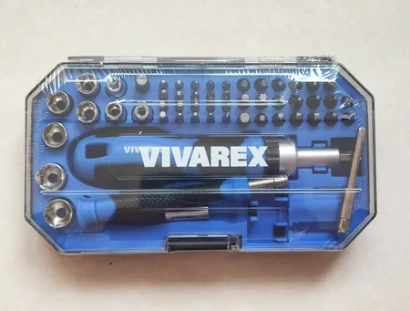 پیچ گوشتی جغجغه ای ساعتی و سری بکس ویوارکس مدل vr5565-sd مجموعه 55 عددی