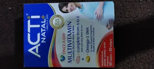 تجریه خرید قرص اکتی ناتال پلاس امگا 3  ابیان دارو بسته 60 عددی