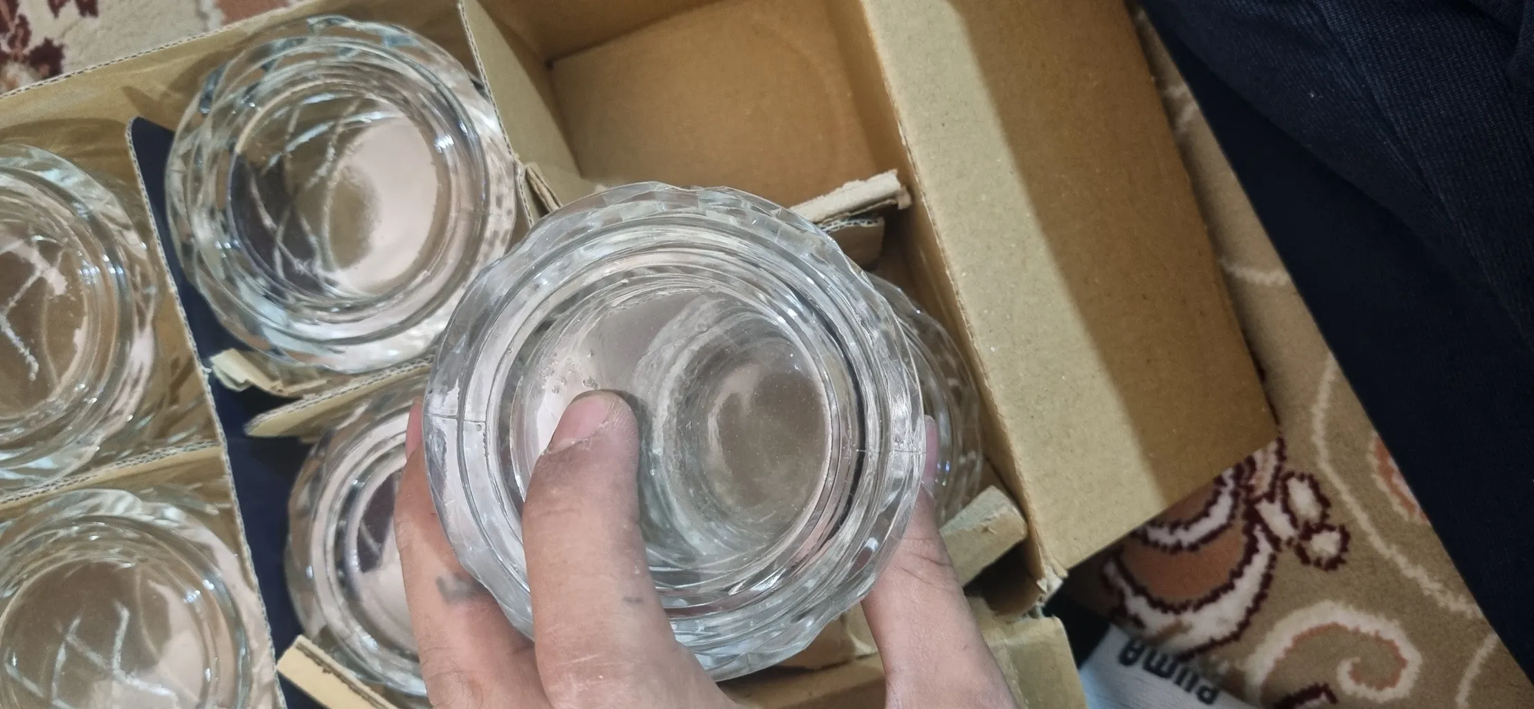 لیوان شیشه و بلور اصفهان مدل Kevin بسته 6 عددی