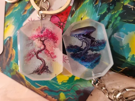 جاکلیدی رزینی مدل شب تاب AC26