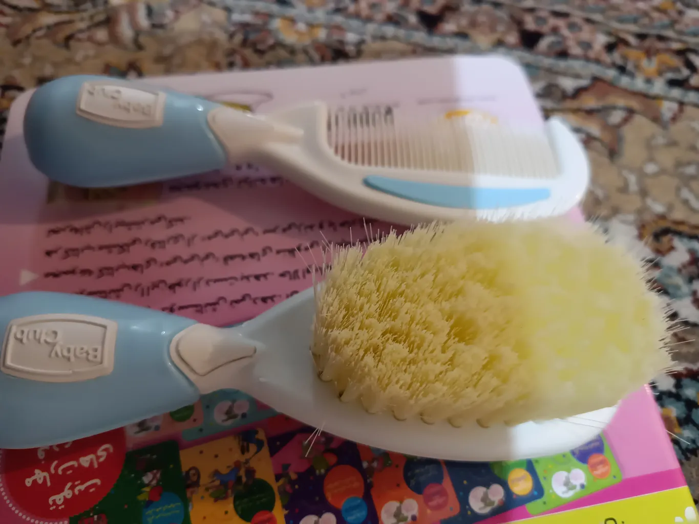 ست شانه و برس کودک بیبی کلاب مدل لوکس