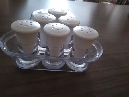 نمکدان دلسا کد 6670 بسته 6 عددی