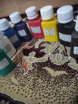 رنگ اکریلیک چلیپا مدل professional حجم 75 میلی لیتر بسته 8 عددی