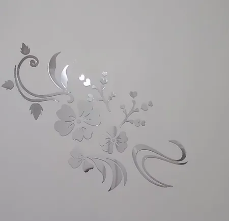 آینه دکوپدیده مدل Flower1001