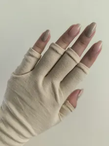 تجریه خرید دستکش زنانه مدل نیم انگشت کد 1328 بسته دو عددی