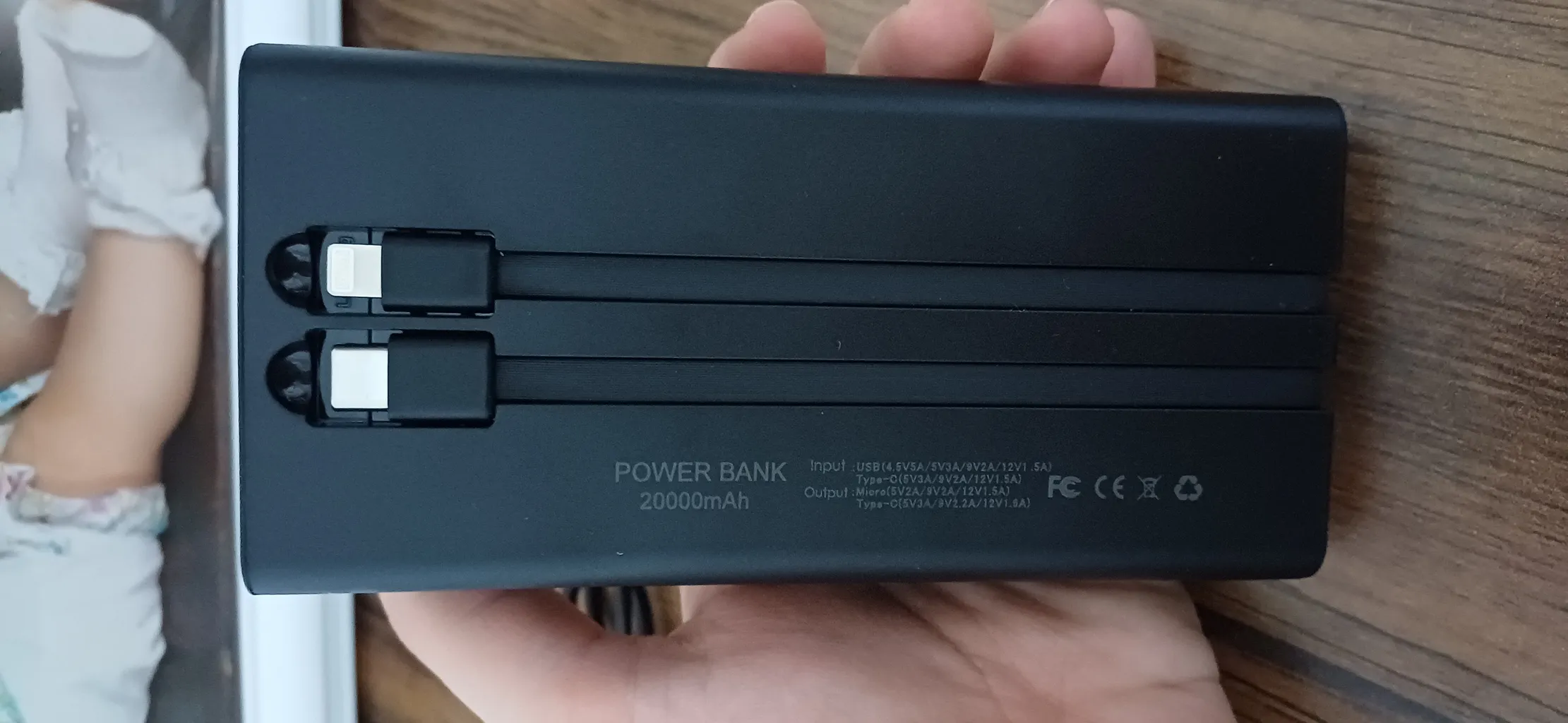 پاوربانک 128پی اس سی سی مدل XPOWER ظرفیت 20000 میلی آمپر ساعت