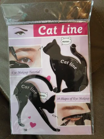 شابلون ابرو و خط چشم مدل Cat Line مجموعه 6 عددی