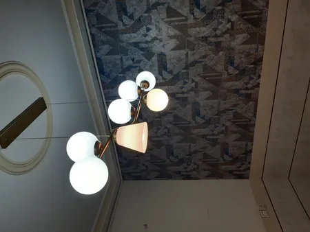 لوستر هفت شعله چشمه نور کد A1247/7-WT