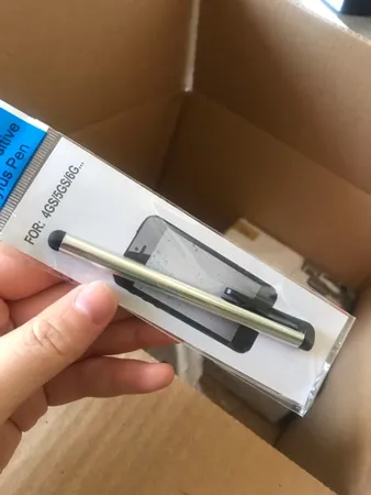 قلم لمسی و پایه نگهدارنده موبایل مدل TOUCH PEN