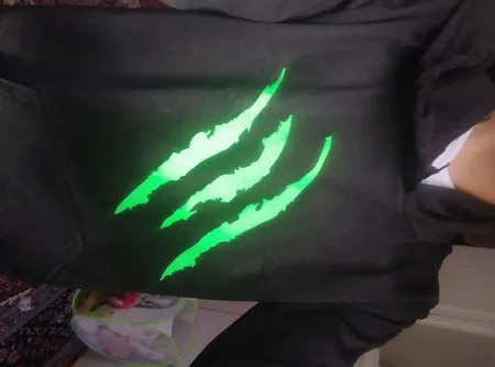 هودی مردانه طرح چنگ کد A03 رنگ مشکی