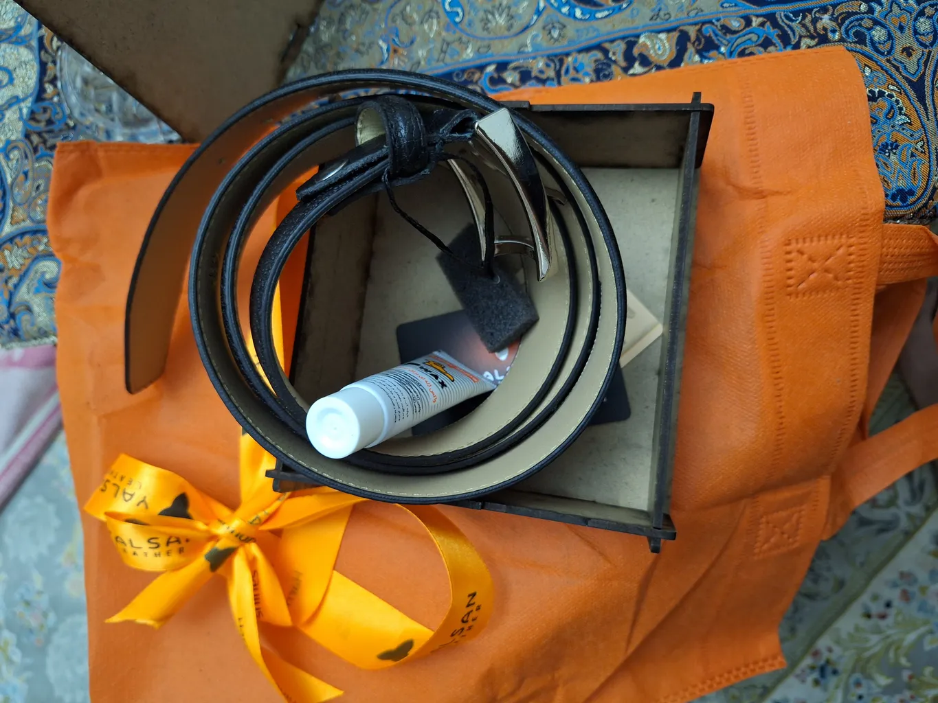 کمربند مردانه چرم یلسان مدل کایا کد GF-020-msk-NEW