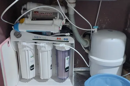 دستگاه تصفیه کننده آب آکوآ اسپرینگ مدل UF - SF4800  کد 01 به همراه فیلتر تصفیه آب