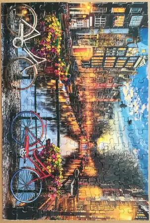 پازل 170 تکه مینیاتور مدل دوچرخه کد 01588