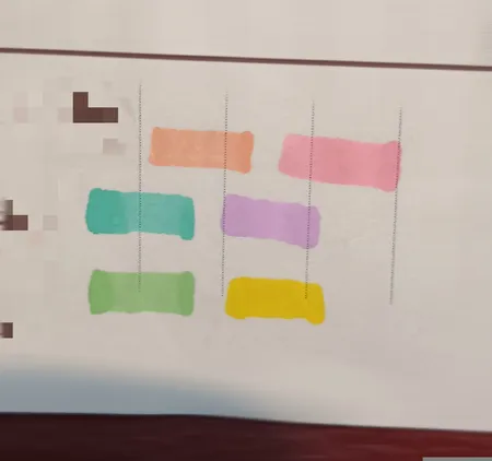 ماژیک علامت گذار ژیخوآ مدل پاستیلی بسته 6 عددی