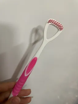 مسواک زبان دنترال مدل T008 با برس متوسط