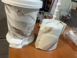 تجریه خرید ست سطل زباله و فرچه ونوس پلاستیک مدل سنگی 20