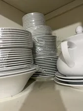 تجریه خرید سرویس غذاخوری 108 پارچه چینی زرین ایران سری شهرزاد مدل Withe درجه یک