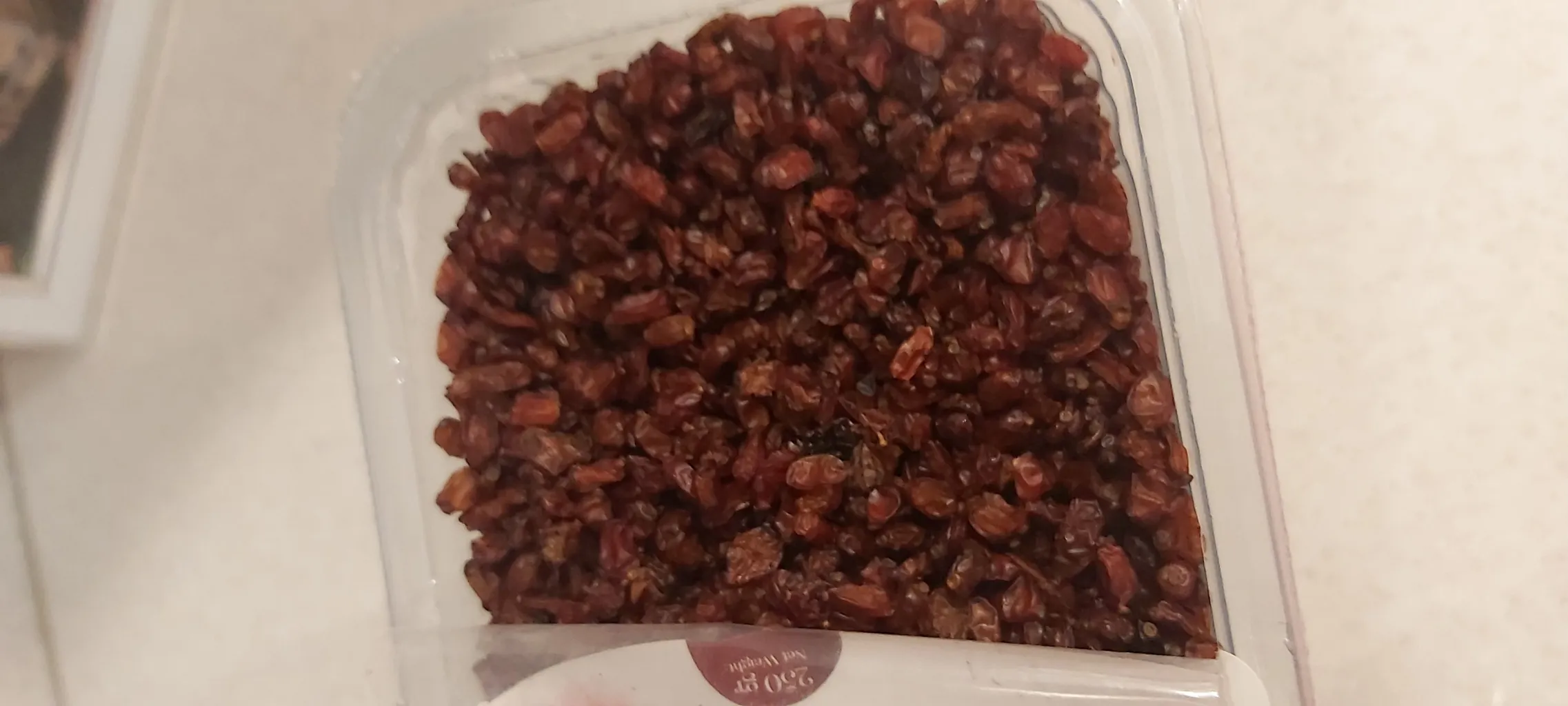 زرشک دانه اناری 125 - 250 گرم