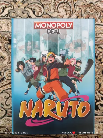 بازی فکری مانترا مدل مونوپولی دیل ناروتو Monopoly deal Naruto
