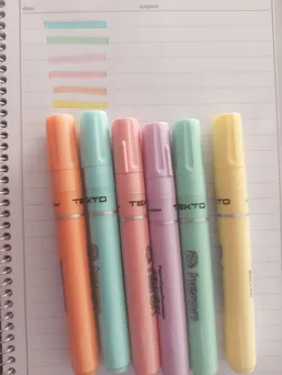 ماژیک علامت گذار هرون مدل پاستلی مجموعه 6 عددی