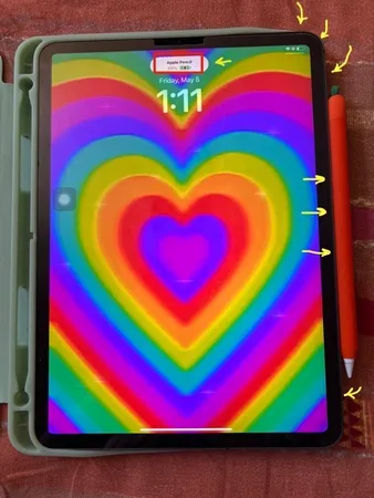 کاور آها استایل مدل pt129-2 هویج مناسب برای قلم لمسی اپل سری دو