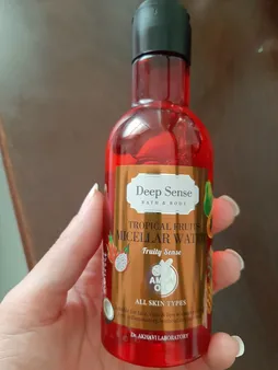 پاک کننده آرایش صورت دیپ سنس مدل میوه های استوایی حجم 160 میلی لیتر