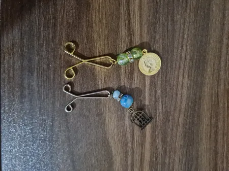 گیره روسری زنانه مدل 2020130 بسته 12 عددی