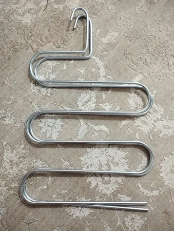 چوب لباسی شلوار و شال لینو مدل مارپیچ بسته 2 عددی