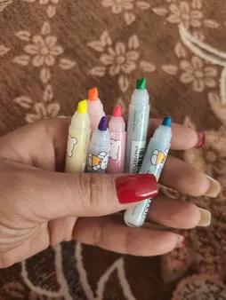 ماژیک علامت گذار 6 رنگ پنتر سری M and G مدل I Love Panter