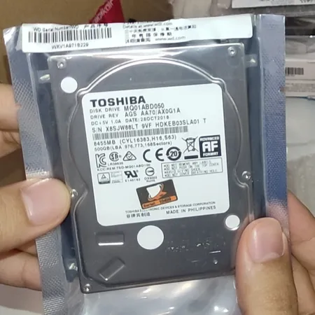 هارددیسک اینترنال توشیبا مدل MQ01ABF050 ظرفیت 500 گیگابایت