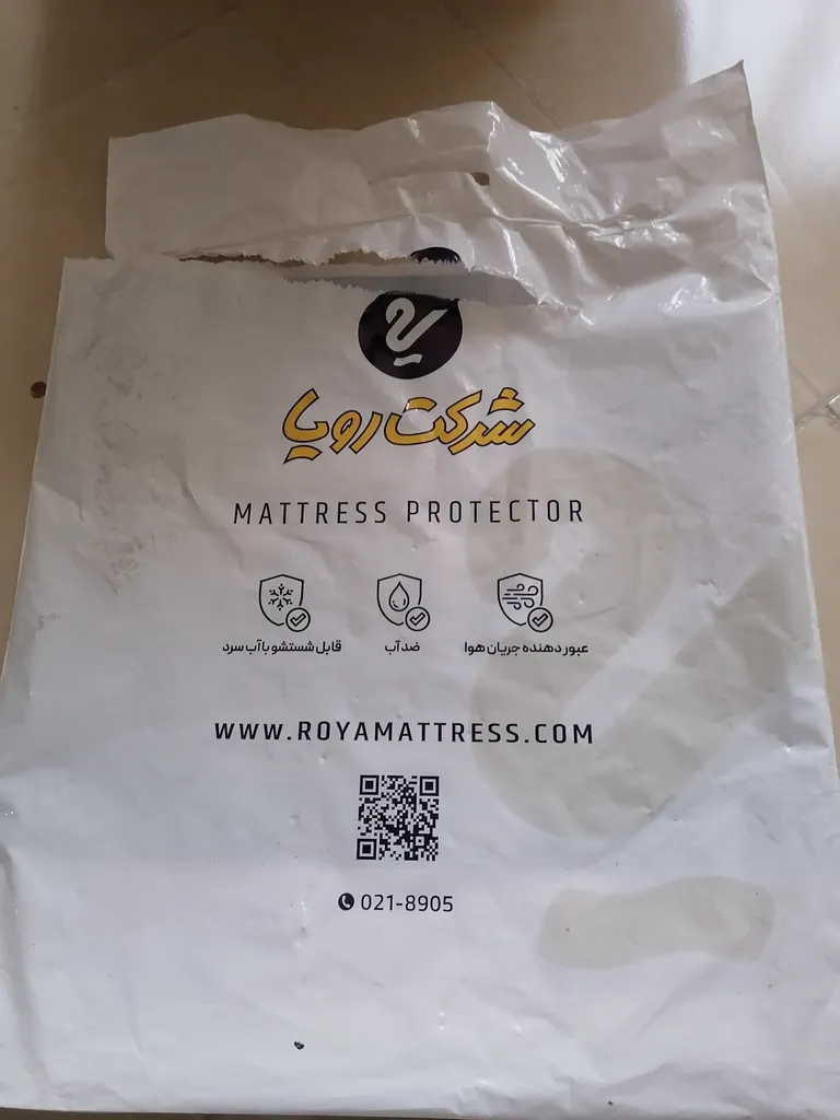 محافظ تشک رویا مدل ضد آب یک نفره سایز 180×80 سانتی متر