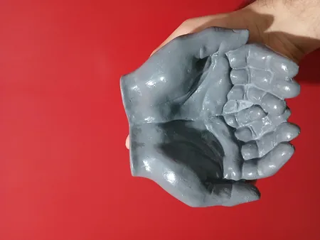 مجسمه سنگی مدل دست