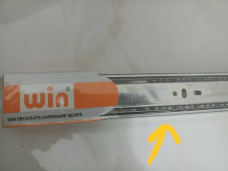 ریل ساچمه ای گلد استار مدل TE-40 سایز 40 سانتی متر بسته 2 عددی