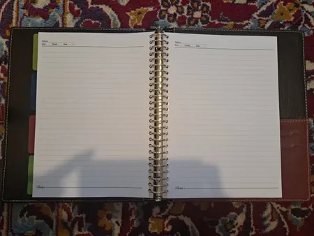 دفتر کلاسوری 200 برگ راشن مدل 0200