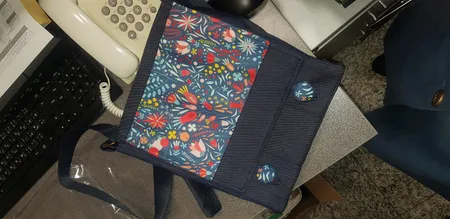 کیف دوشی دخترانه گالری چی چاپ طرح گل کد 65713