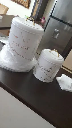 سرویس آشپزخانه 15 پارچه بی.وی.کی مدل ماربل کد 5592_Cream_G