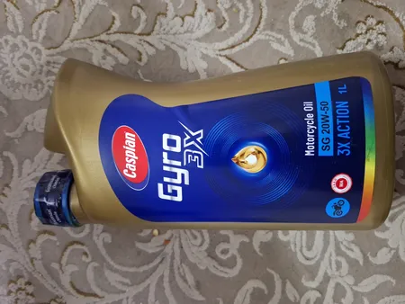 روغن موتورسیکلت کاسپین مدل SG-20W-50 حجم 1 لیتر