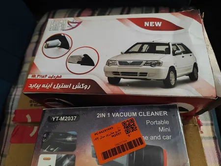 فلاپ آینه بغل خودرو طرح کروم مناسب برای پراید بسته 2 عددی