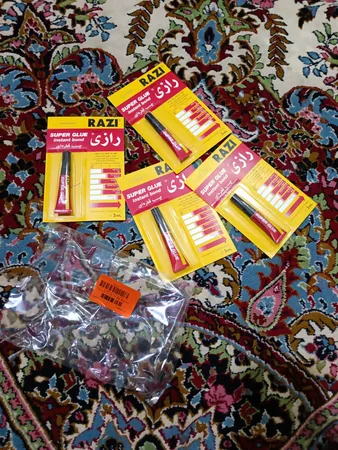 چسب قطره ای رازی مدل Super Glue حجم 3 میلی لیتر بسته 4 عددی