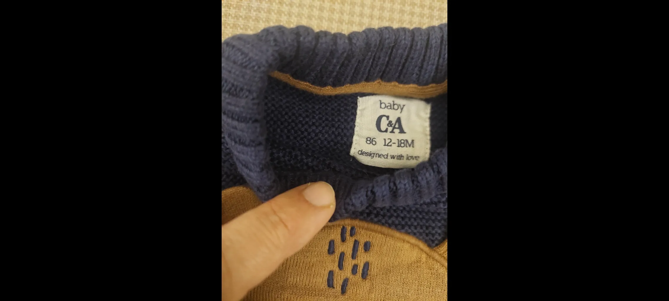 پلیور نوزادی سی اند ای مدل خرس