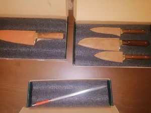 تجریه خرید سرویس چاقو آشپزخانه 3 پارچه الماس زنجان مدل 03