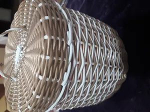 تجریه خرید سبد حصیر بافی ارغوان سازان مدل گردو